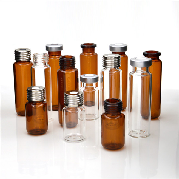 beveled edge 20ml headspace vials in amber for sale Aijiren